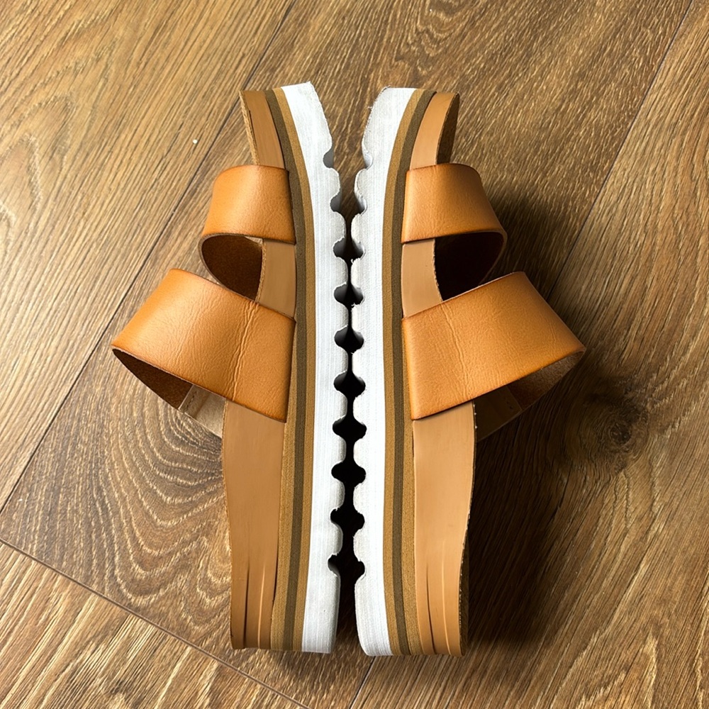 Reef Cushion Vista Hi Tan Slide Sandals